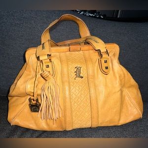 Tan LAMB L.A.M.B. Gwen stefani purse leather